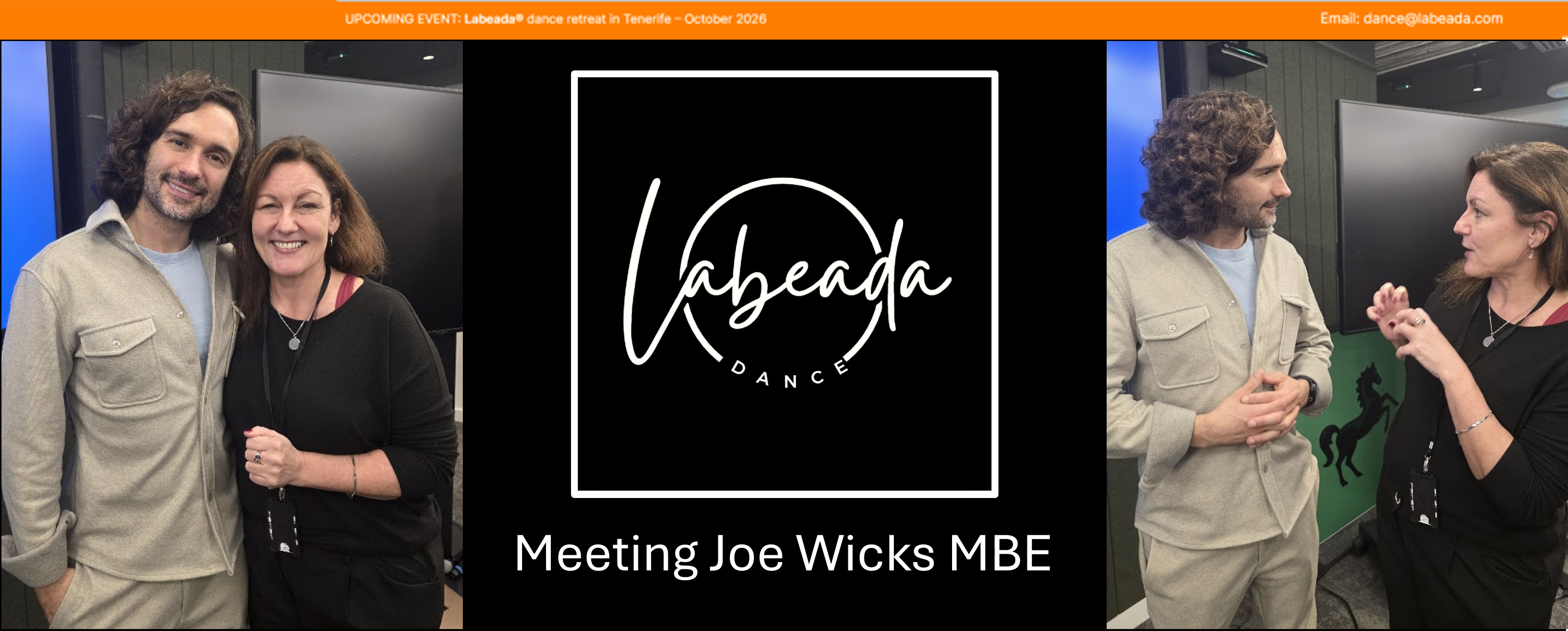 Meeting Joe Wicks MBE